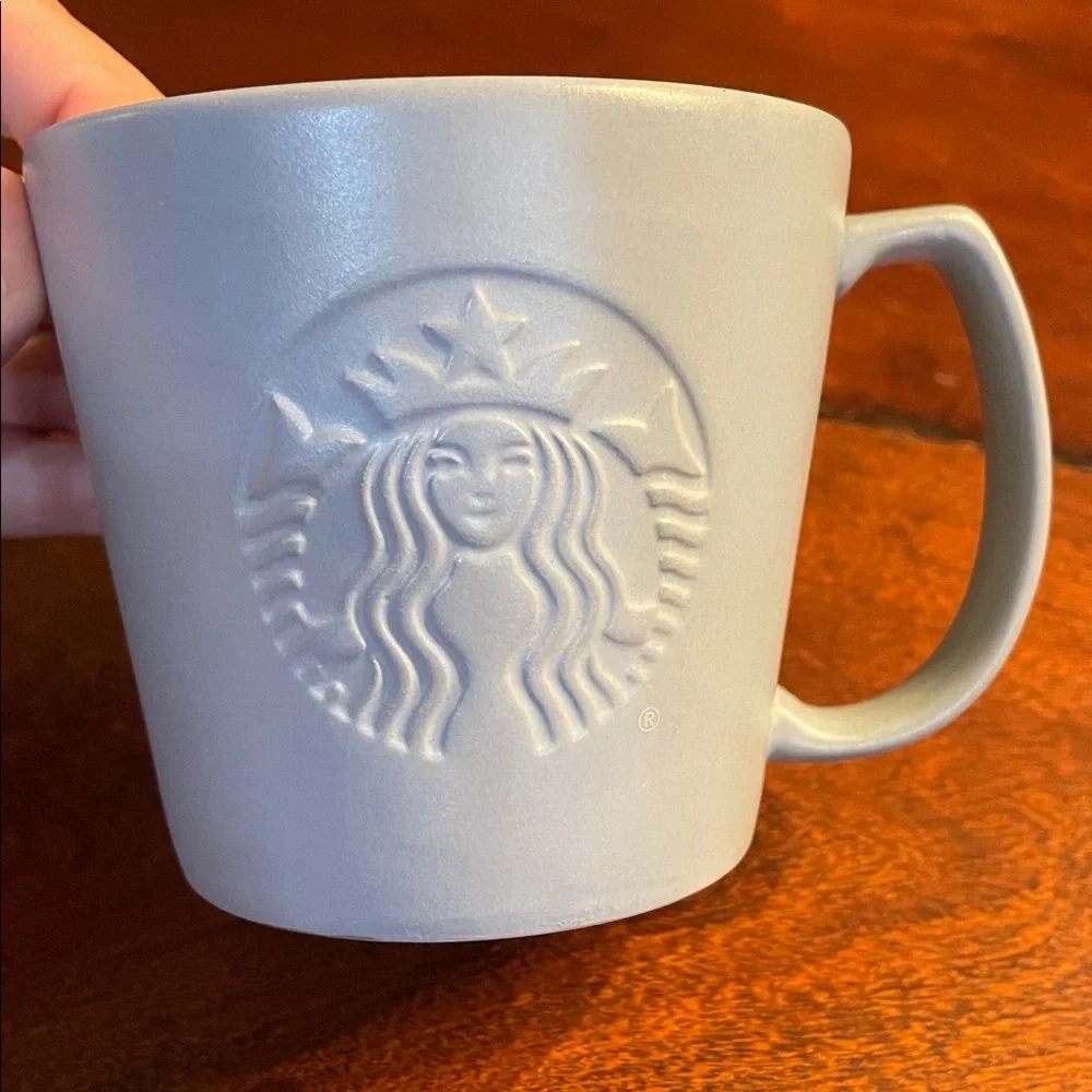 Starbucks 2019 TALL Grey Ceramic Coffee Mug 12oz